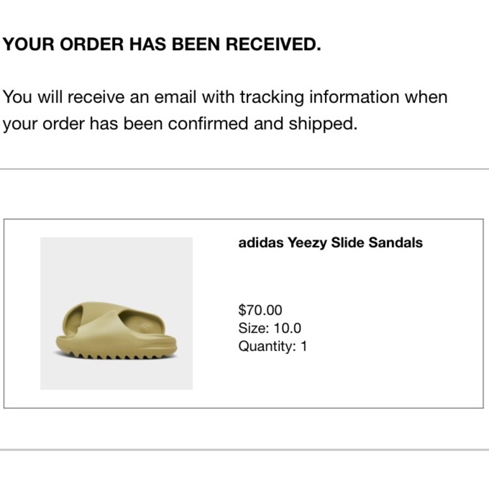 Authentic Adidas Yeezy Slide Sz10